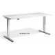 Cromo Dual Motor Chrome Height Adjustable Desk